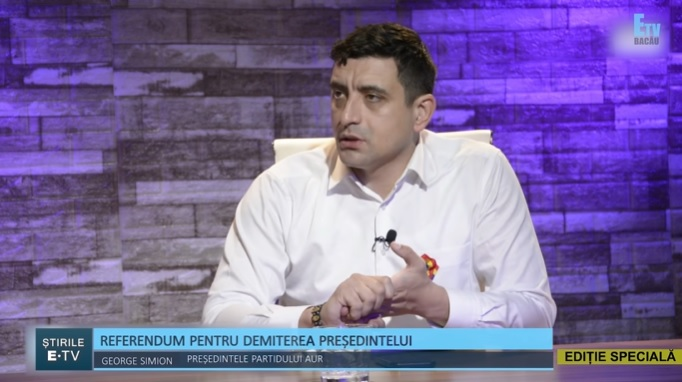 George Simion despre suspendarea președintelui Iohannis