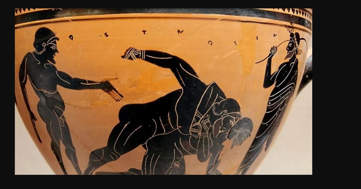 Cel mai brutal sport din istoria Jocurilor Olimpice. Era mult mai dur decât MMA-ul, iar cei mai buni luptători erau mai celebrii ca fotbaliștii de astăzi