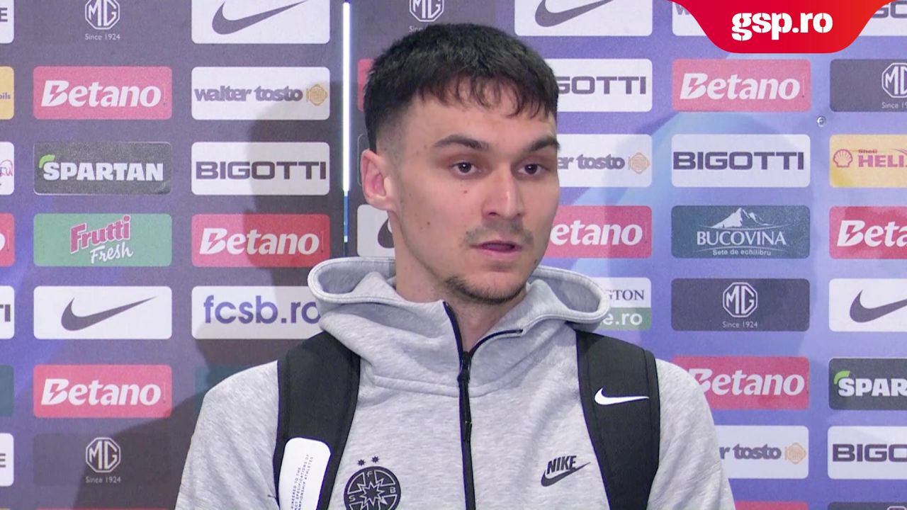 Adrian Șut, după FCSB -0: „Mă bucur că am reușit să aduc cele 3 puncte” + Ce zice de returul cu Lyon: „Încă sperăm la calificare”