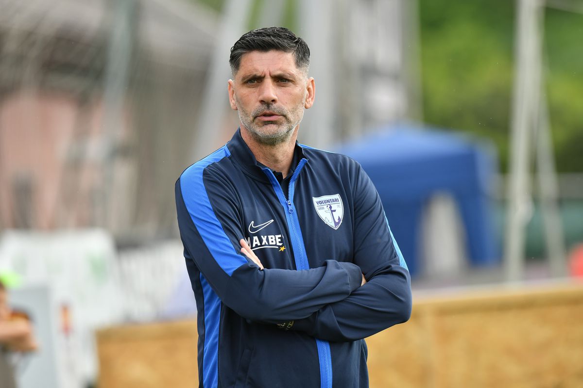 Florin Pîrvu a susținut prima conferință ca antrenor la Voluntari: „Au fost câteva oferte scrise pentru mine din prima ligă”