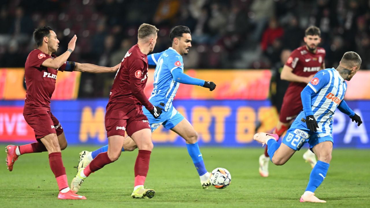 CFR Cluj – Universitatea Craiova 1-0. Kamara a deschis scorul din pasa lui Korenica
