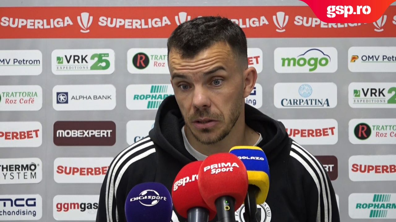 Dan Nistor, declarații după victoria din Giulești: „Ne bucurăm că am reușit să câștigăm pentru a 3-a oară cu Rapid în acest sezon” + Cu ce jucător de la Rapid a făcut schimb de tricouri