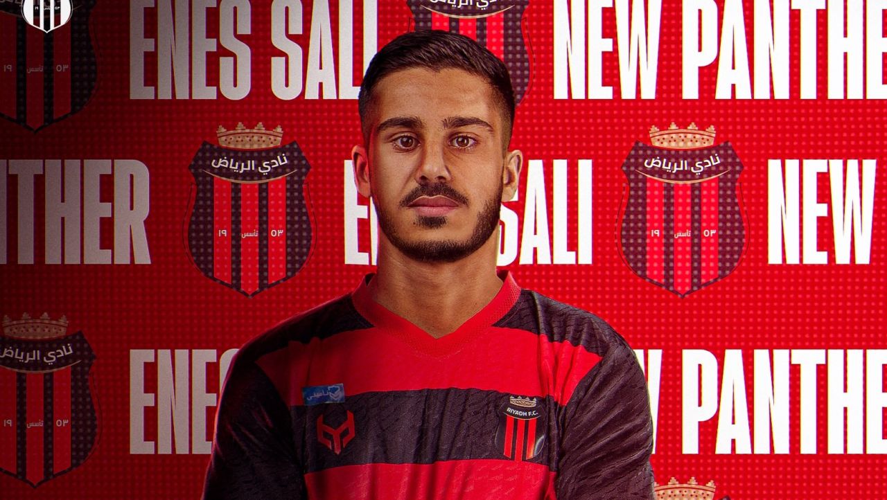 Enes Sali a marcat primul gol pentru Al Riyadh. Echipa sa a fost învinsă după un final dramatic de meci
