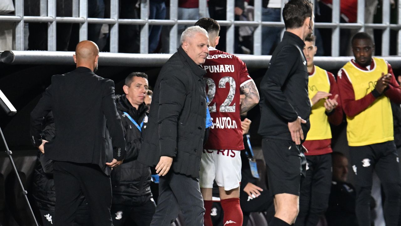 Tensiune uriașă în Giulești! Lui Marius Șumudică i s-a făcut rău după umilința cu CFR: ”Nu se simte bine din cauza scandărilor! Nu mai poate antrena”