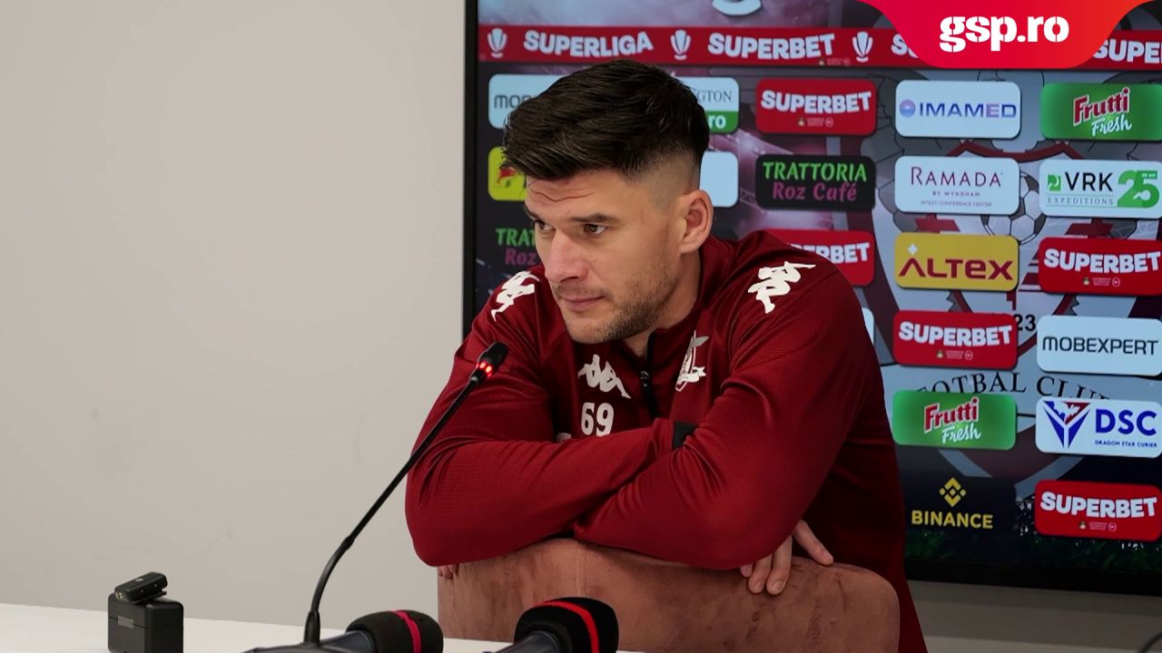 Cristi Săpunaru, ultima conferință de presă ca jucător al Rapidului: „Le transmit un mesaj fanilor: să rămână lângă echipă. Fără ei, clubul ăsta e ZERO”