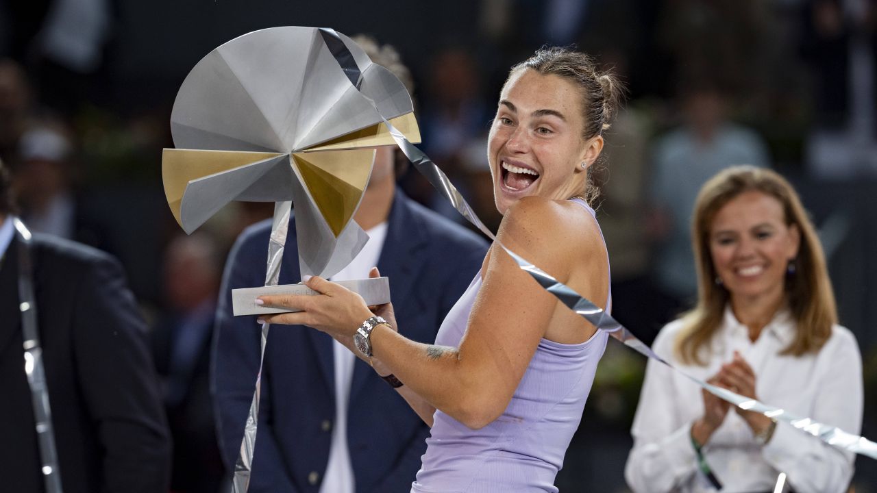 Sabalenka, „regină“ la Madrid: Aryna, răsplătită cu un „munte de bani“ după o finală fabuloasă cu Gauff