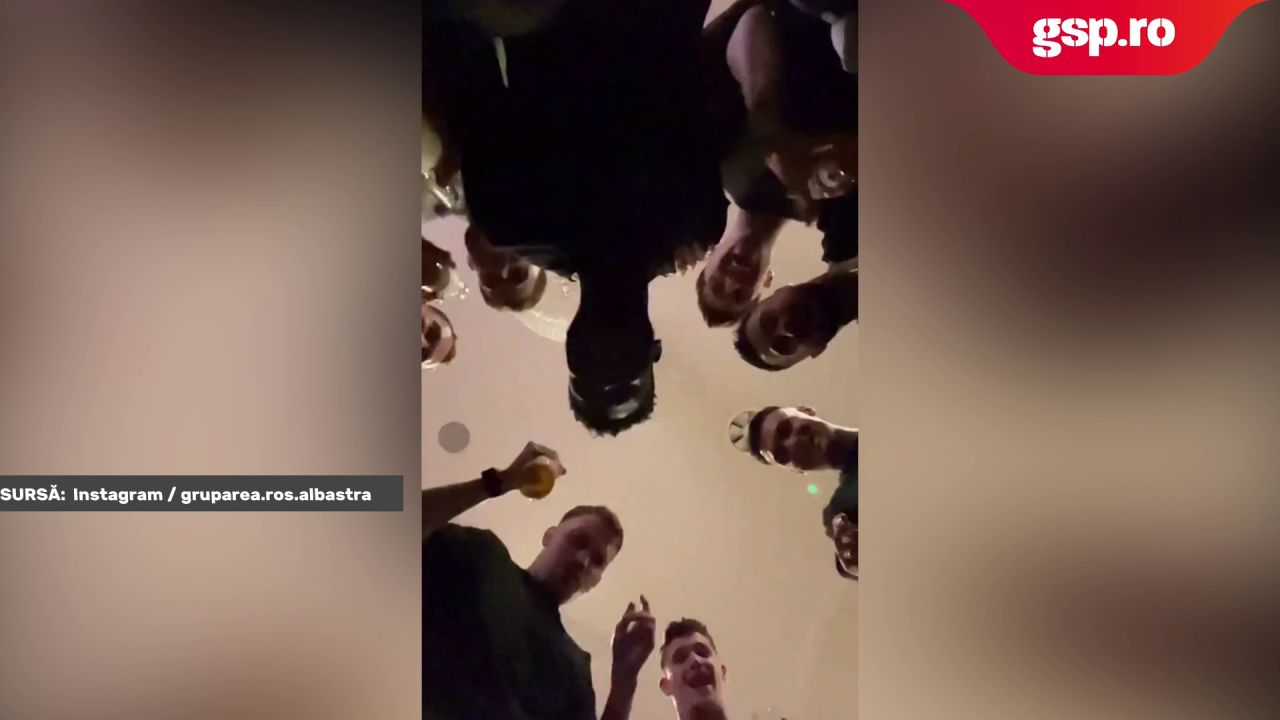 Noi imagini cu bucuria lui FCSB de la Cluj. Cum au primit fanii roș-albaștrilor vestea câștigării titlului