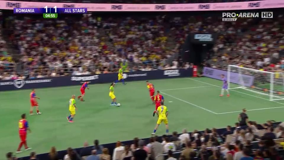 Meciul lui Ronaldinho la Sports Festival e ACUM pe VOYO & Pro Arena | Repriza secundă, la fel de ”agitată” ca prima parte