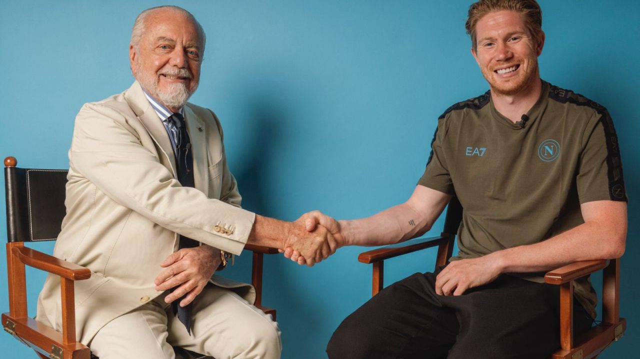 Aurelio De Laurentiis a scris doar două cuvinte după ce Kevin de Bruyne a semnat cu Napoli