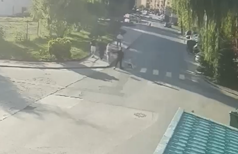 Tânăra de 23 de ani, împușcată în timp ce era cu fetița de mână. Momentul, surprins de camerele de supraveghere