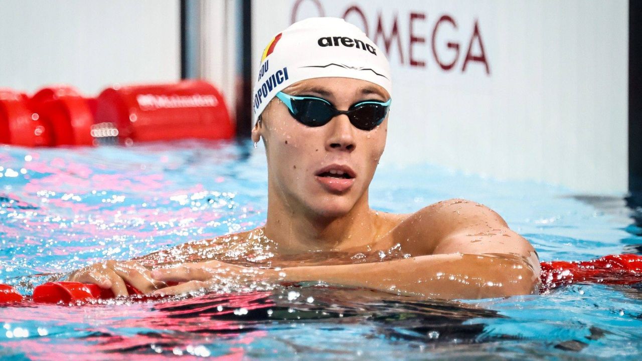 David Popovici, gest de mare campion după ce Denis Popescu a câștigat aurul la Europeanul U23