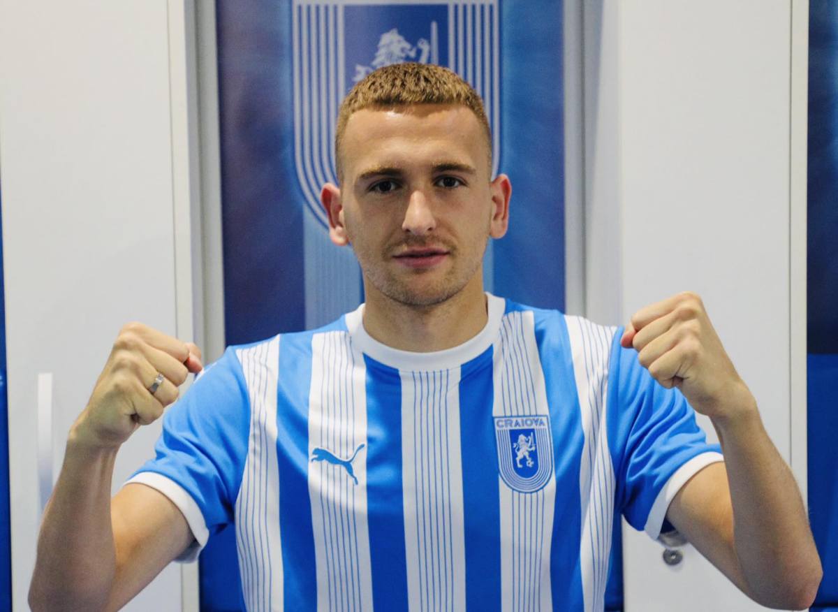 SuperLiga: Universitatea Craiova a transferat un fotbalist din Ucraina: „A fost inclus în cea mai bună echipă a sezonului trecut”