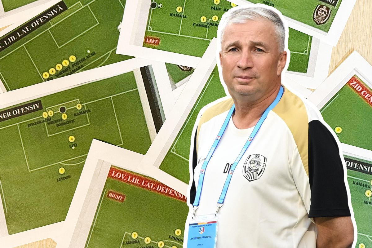 Top secret » Avem schemele pe care Dan Petrescu le-a pregătit pentru Supercupa cu FCSB și meciurile din Superliga: cum a vrut să dea lovitura