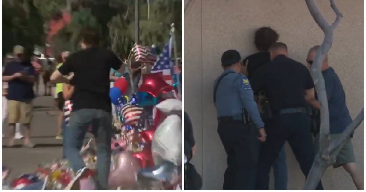 Un adolescent a vandalizat memorialul lui Charlie Kirk. Era îmbrăcat cu un tricou similar celui purtat de Tyler Robinson