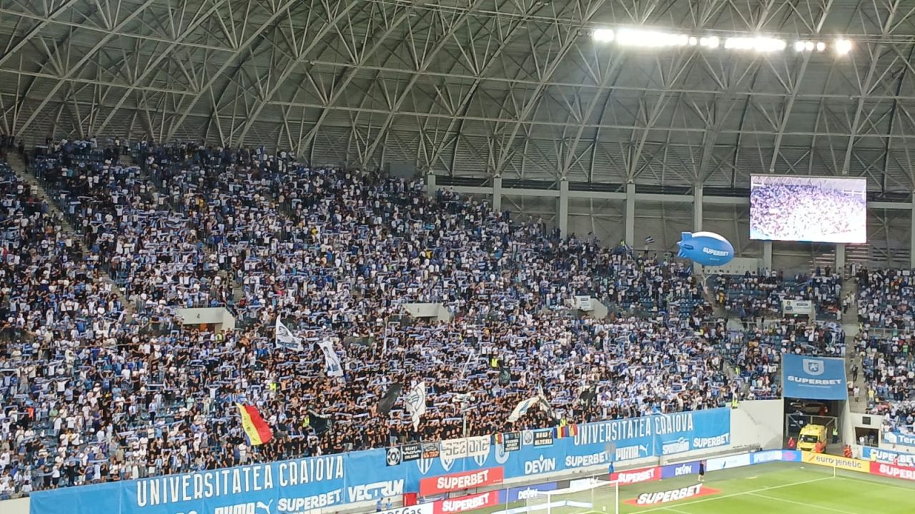 Nebunie în Bănie! Stadionul ”Ion Oblemenco” e plin la Universitatea Craiova