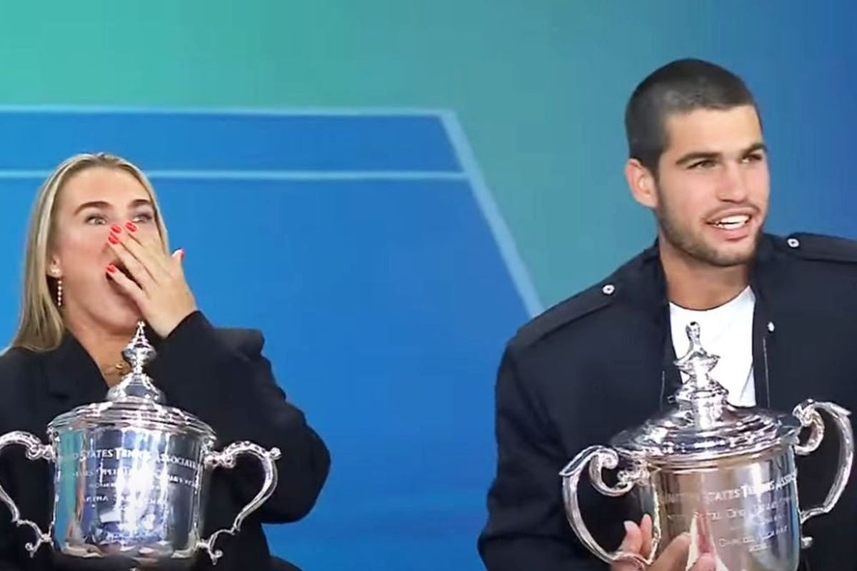 „E 9 dimineața, nu te îngrijora” » Carlos Alcaraz, galant după gafa făcută de Aryna Sabalenka într-o emisiune „E 9 dimineața, nu te îngrijora” » Carlos Alcaraz, galant după gafa făcută de Aryna Sabalenka într-o emisiune