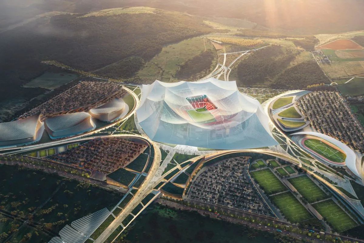 Mega-stadionul care rivalizează cu Santiago Bernabeu pentru finala CM 2030 » Va avea 115.000 de locuri: imagini de pe șantier Mega-stadionul care rivalizează cu Santiago Bernabeu pentru finala CM 2030 » Va avea 115.000 de locuri: imagini de pe șantier