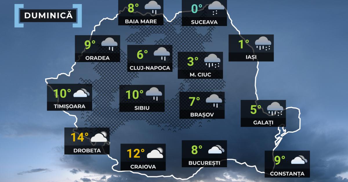 Vremea de mâine 8 februarie. Ger aspru în nordul Moldovei, temperaturi negative până la -10 grade Vremea de mâine 8 februarie. Ger aspru în nordul Moldovei, temperaturi negative până la -10 grade