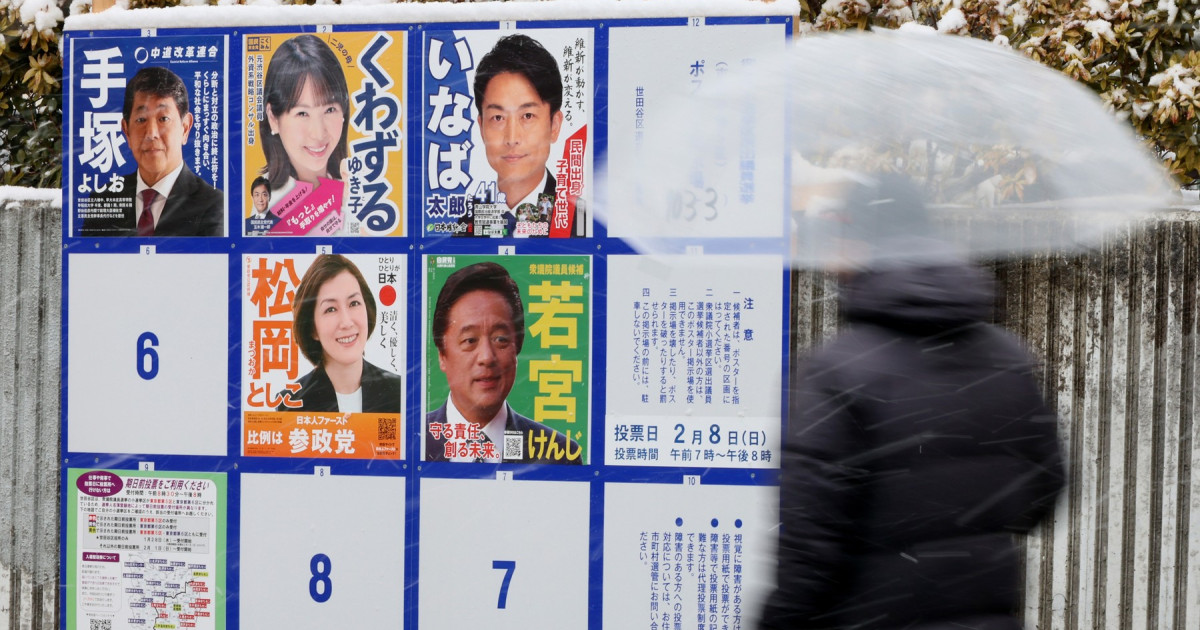 Alegeri în Japonia: Partidul premierului Sanae Takaichi e considerat favorit în acest scrutin anticipat Alegeri în Japonia: Partidul premierului Sanae Takaichi e considerat favorit în acest scrutin anticipat