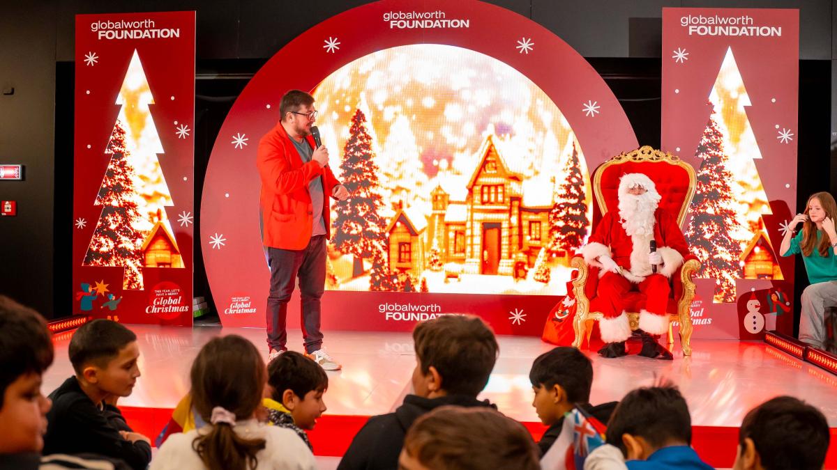 Fundația Globalworth și Asociația Casa Bună au adus magia Crăciunului din întreaga lume pentru 200 de copii din medii vulnerabile
