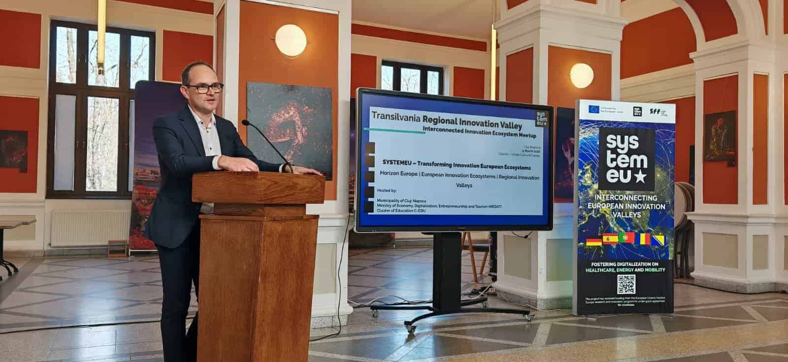 Proiect european de inovare, lansat la Cluj, pe sănătate, energie și mobilitate. Apel de finanțare de 7,7 milioane de euro Proiect european de inovare, lansat la Cluj, pe sănătate, energie și mobilitate. Apel de finanțare de 7,7 milioane de euro