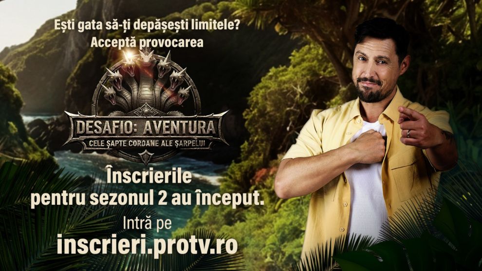Au început înscrierile pentru sezonul 2 Desafio: Aventura! Daniel Pavel: „A sosit momentul mult așteptat” Au început înscrierile pentru sezonul 2 Desafio: Aventura! Daniel Pavel: „A sosit momentul mult așteptat”