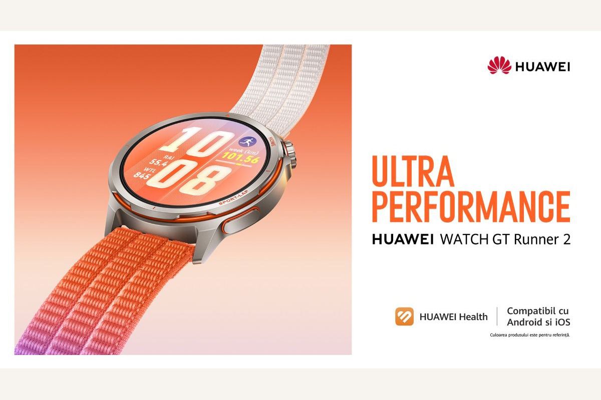 Performanță de încredere cu noul HUAWEI WATCH GT Runner 2. Date științifice la încheietura fiecărui alergător