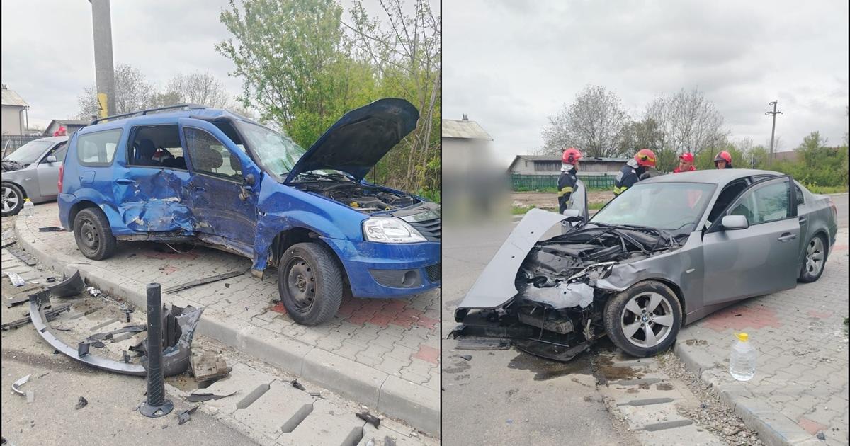 Accident grav între două maşini în Mălăieşti, Prahova. Două persoane au ajuns la spital Accident grav între două maşini în Mălăieşti, Prahova. Două persoane au ajuns la spital