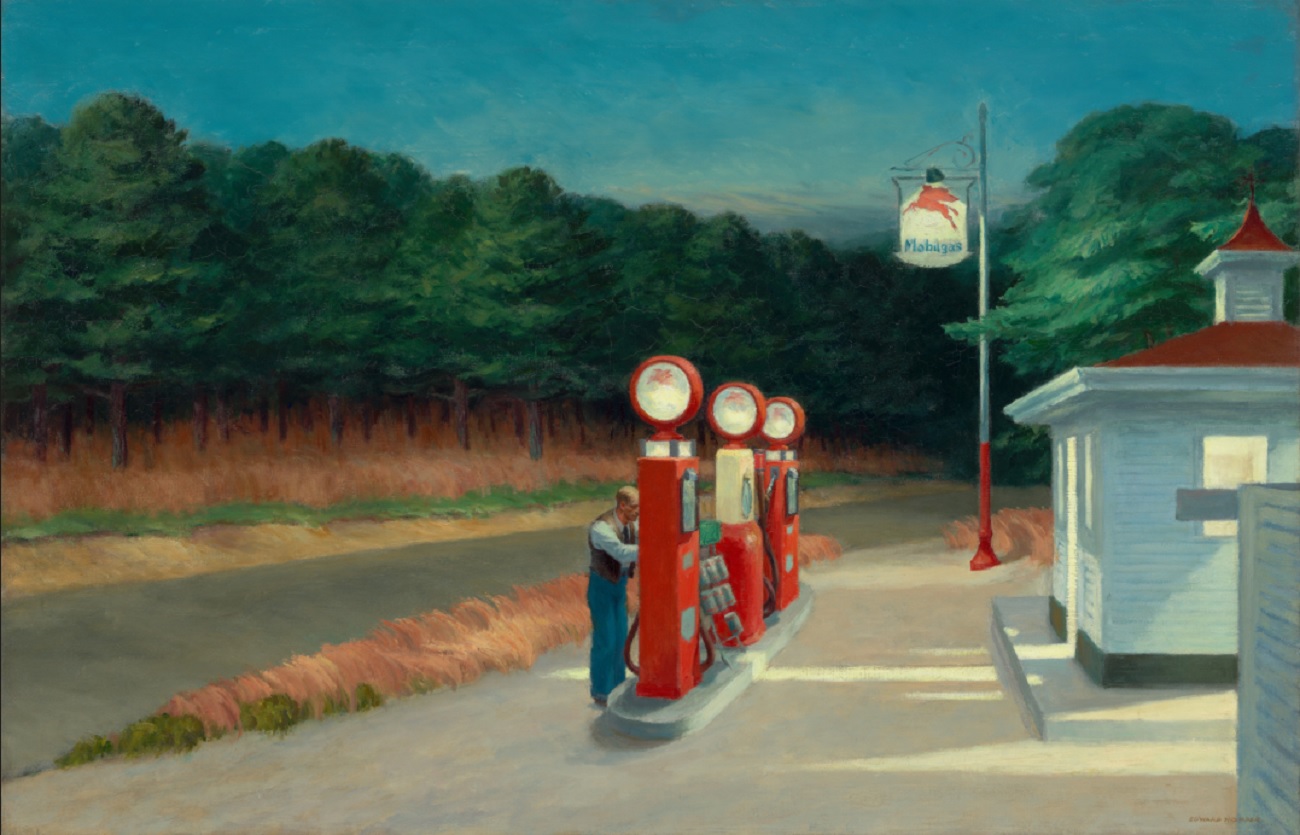 Tabloul „Gas”, de Edward Hopper, ilustrează perfect criza petrolului Tabloul „Gas”, de Edward Hopper, ilustrează perfect criza petrolului