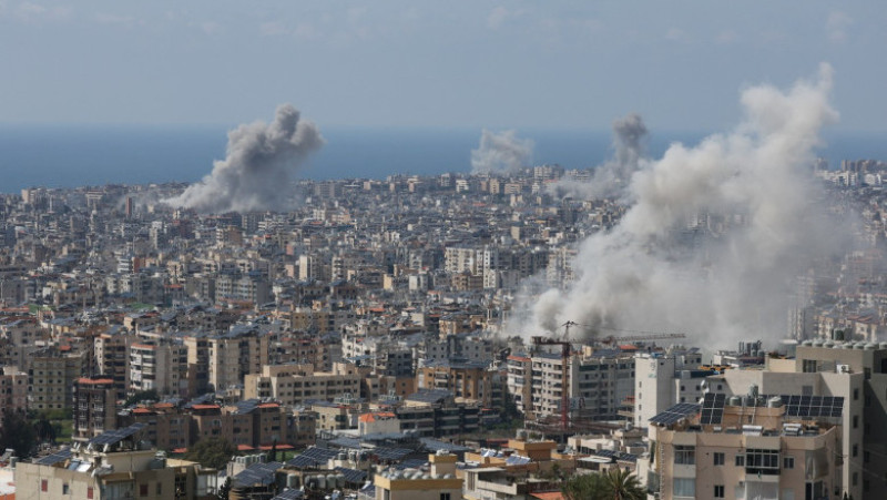 Atacuri israeliene &icirc;n Liban, după anunțarea unui armistițiu &icirc;ntre SUA și Iran. Sursa foto: Profimedia Images