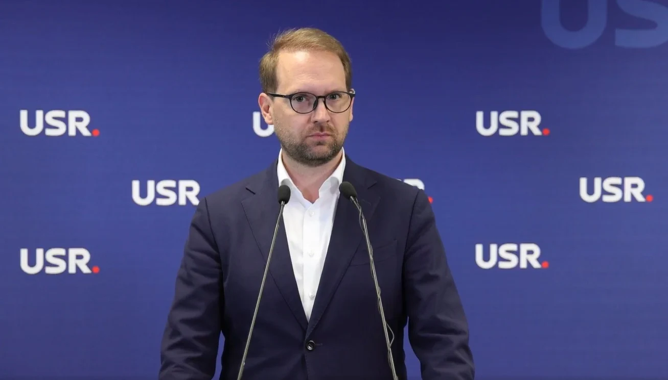 Dominic Fritz, liderul USR. FOTO: captură video USR