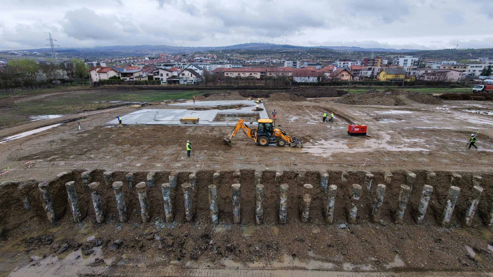 FOTO. Au început lucrările la Spitalul Pediatric Monobloc din Cluj. Alin Tișe: Este un proiect vital pentru Transilvania