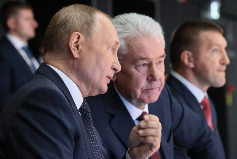 Putin Sobianin Rusia