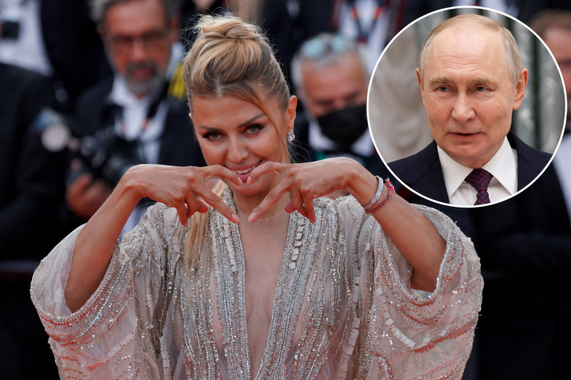 Viktoria Bonia și Vladimir Putin