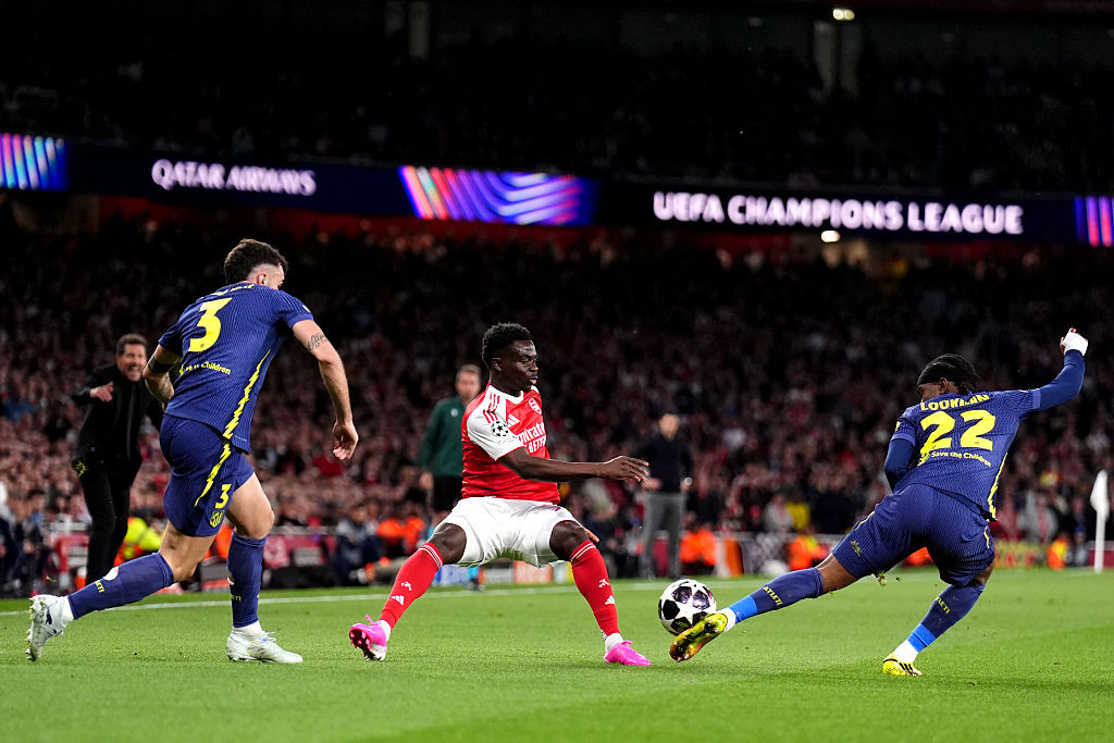 Arsenal - Atletico Madrid 1-0! Golul marcat de Saka a decis prima finalistă din Liga Campionilor