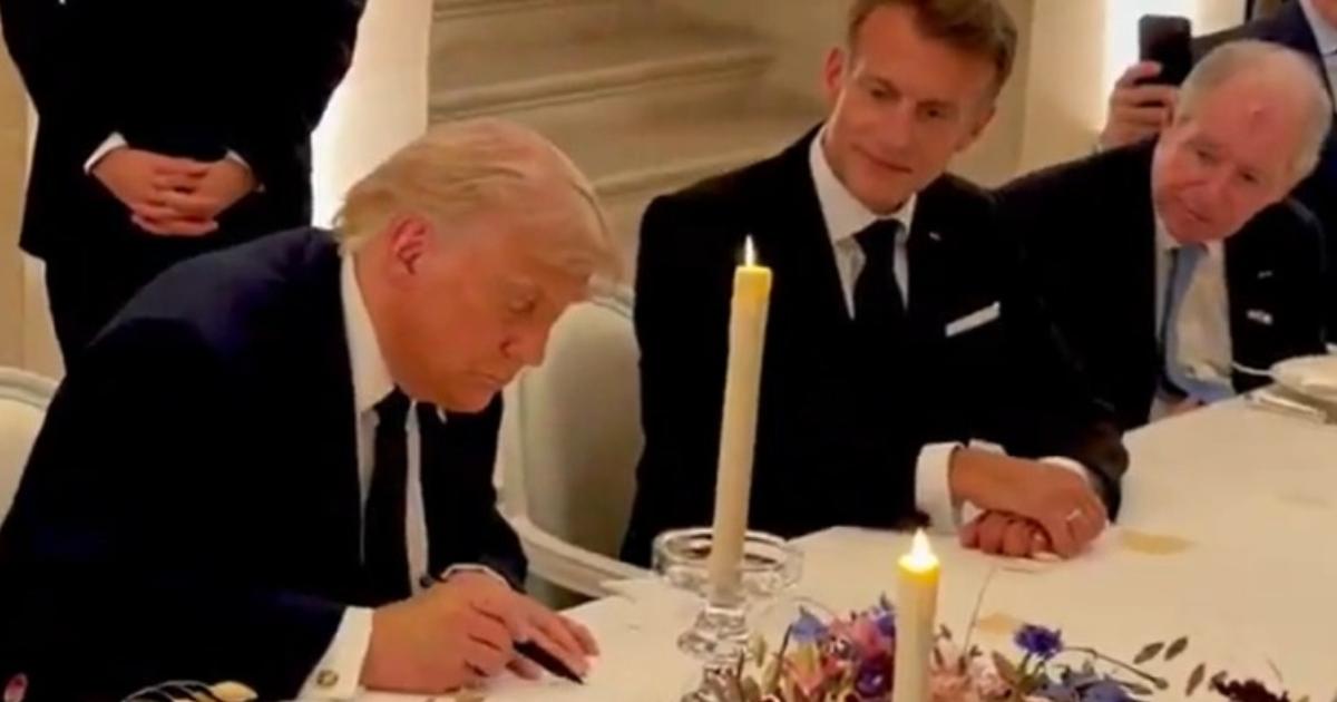 Momentul în care Trump semnează acordul de pace dintre SUA şi Iran la Versailles. VIDEO