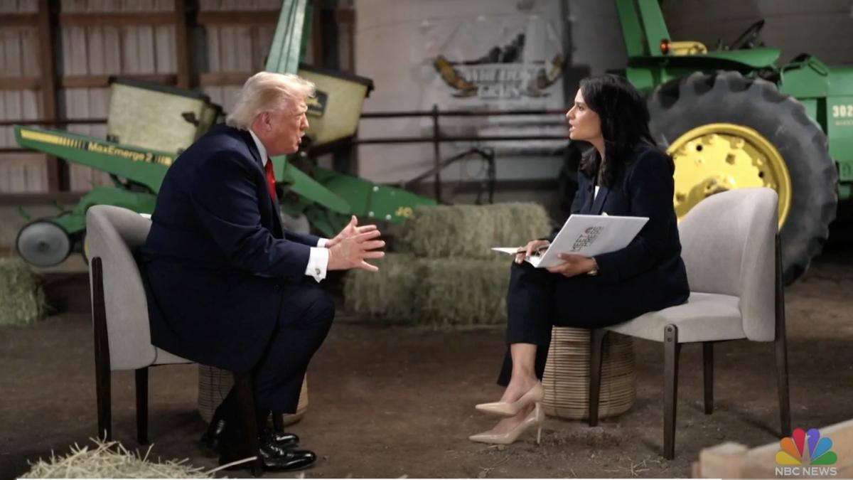 Trump s-a enervat și a plecat dintr-un interviu. „Sunteţi ori coruptă, ori idioată” i-a spus el jurnalistei