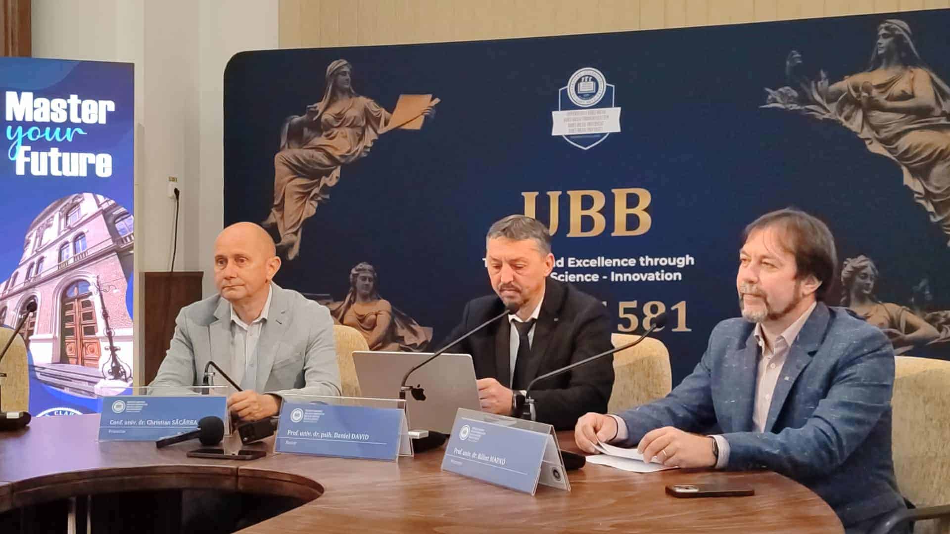 Daniel David: Nu este universitate în țară care să aibă excelență și suport social mai mare decât UBB