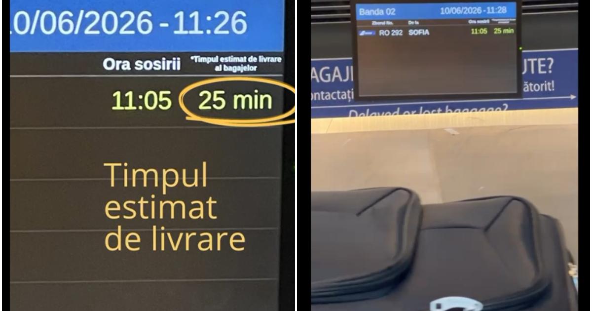 Premieră națională: Aeroportul Henri Coandă introduce AI care estimează timpul de livrare a bagajelor