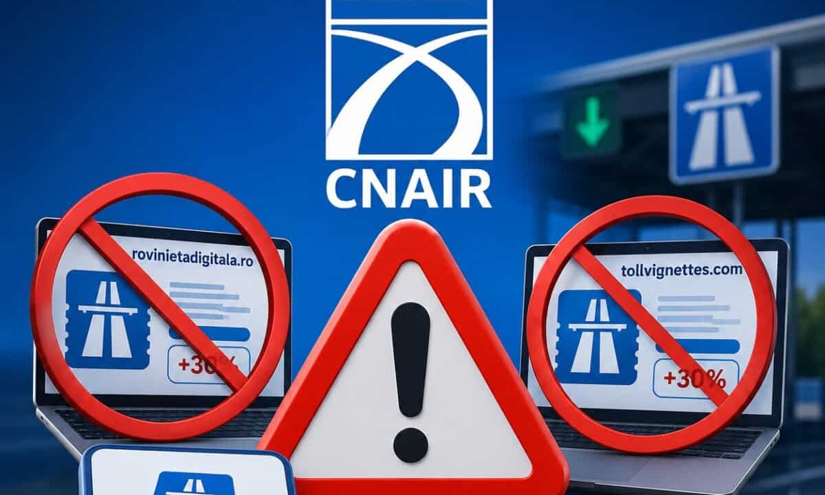 CNAIR a identificat încă două portaluri neautorizate pentru vânzarea rovinietei. Ce trebuie să știe șoferii