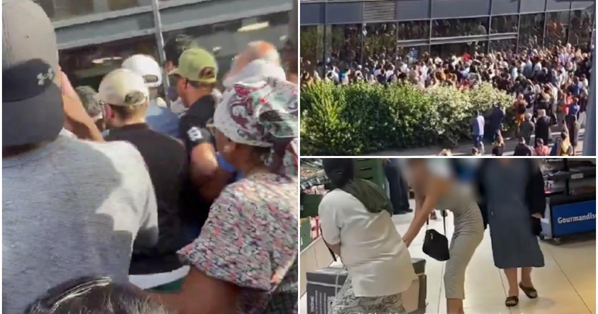Bătaie pe AC-uri în magazinele Lidl din Franța. Clienții s-au îmbrâncit și și-au smuls cutiile din mâini