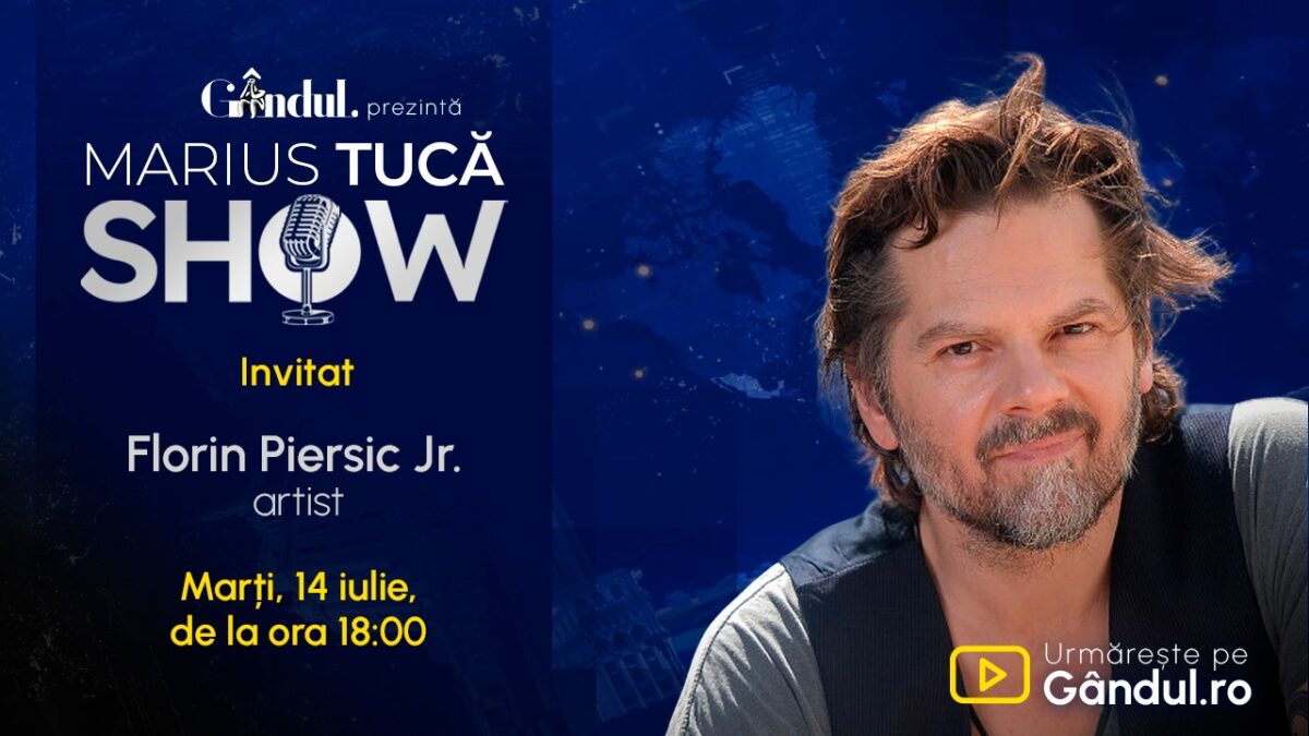Marius Tucă Show începe marți, 14 iulie, de la ora 19.00, live pe Gândul. Invitat: Gen. (R) Dorin Toma