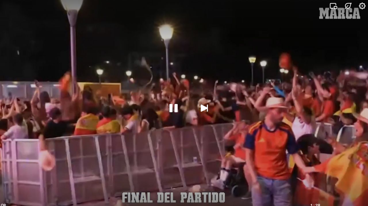 Nebunie pe străzile Spaniei după victoria în fața Franței. Cum se pregătesc ibericii pentru finală Nebunie pe străzile Spaniei după victoria în fața Franței. Cum se pregătesc ibericii pentru finală