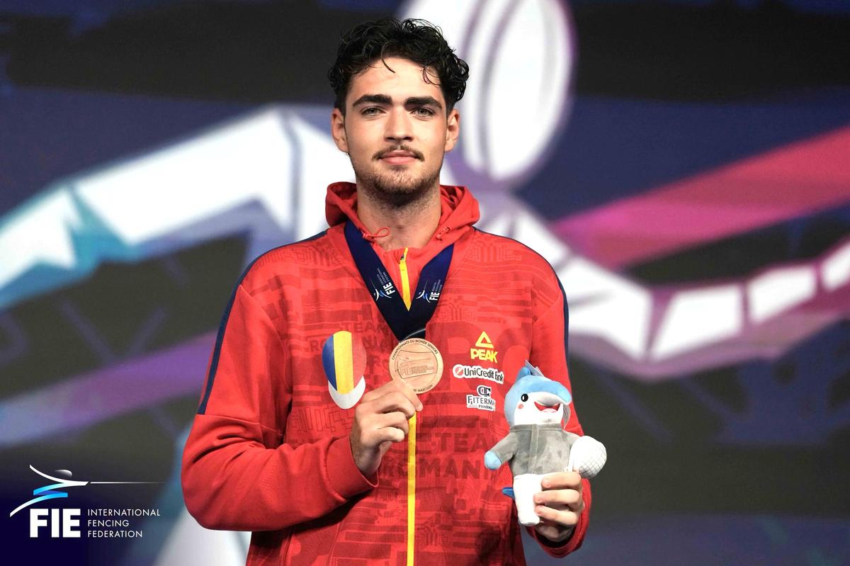 Sabrerul Radu Nițu, bronz la Campionatele Mondiale de scrimă din Hong Kong