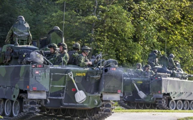 Armata suedeză, exerciții militare în Insula Gotland/FOTO:EPA/EFE